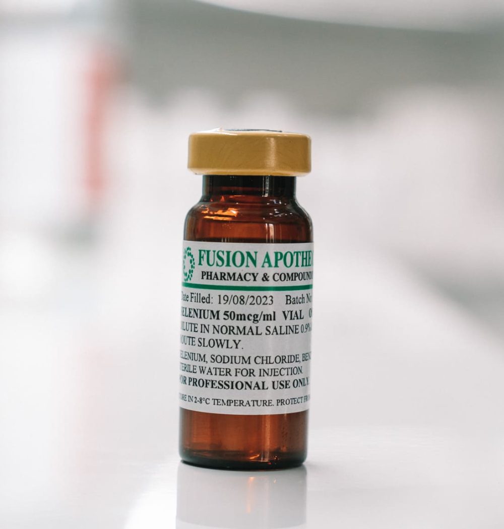 IV therapy vial ingredients at DNA Health clinic Dubai