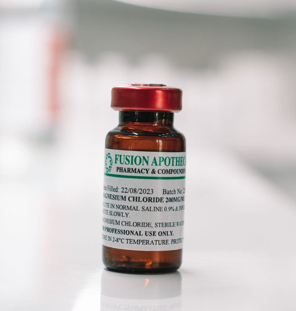 IV therapy vial ingredients at DNA Health clinic Dubai